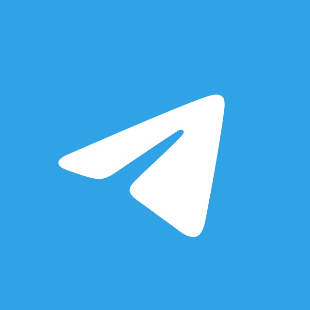 Ikon med logotyp för Telegram